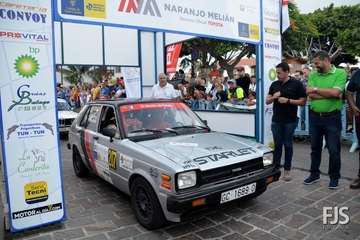 San Juan, escenario de la protocolaria ceremonia de salida del Rallye de Telde (Foto Francisco Javier Santana)